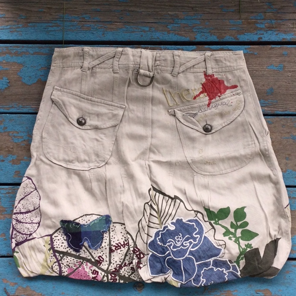 Desigual Artistic Skirt with Butterfly Motif - Picture 8 of 10